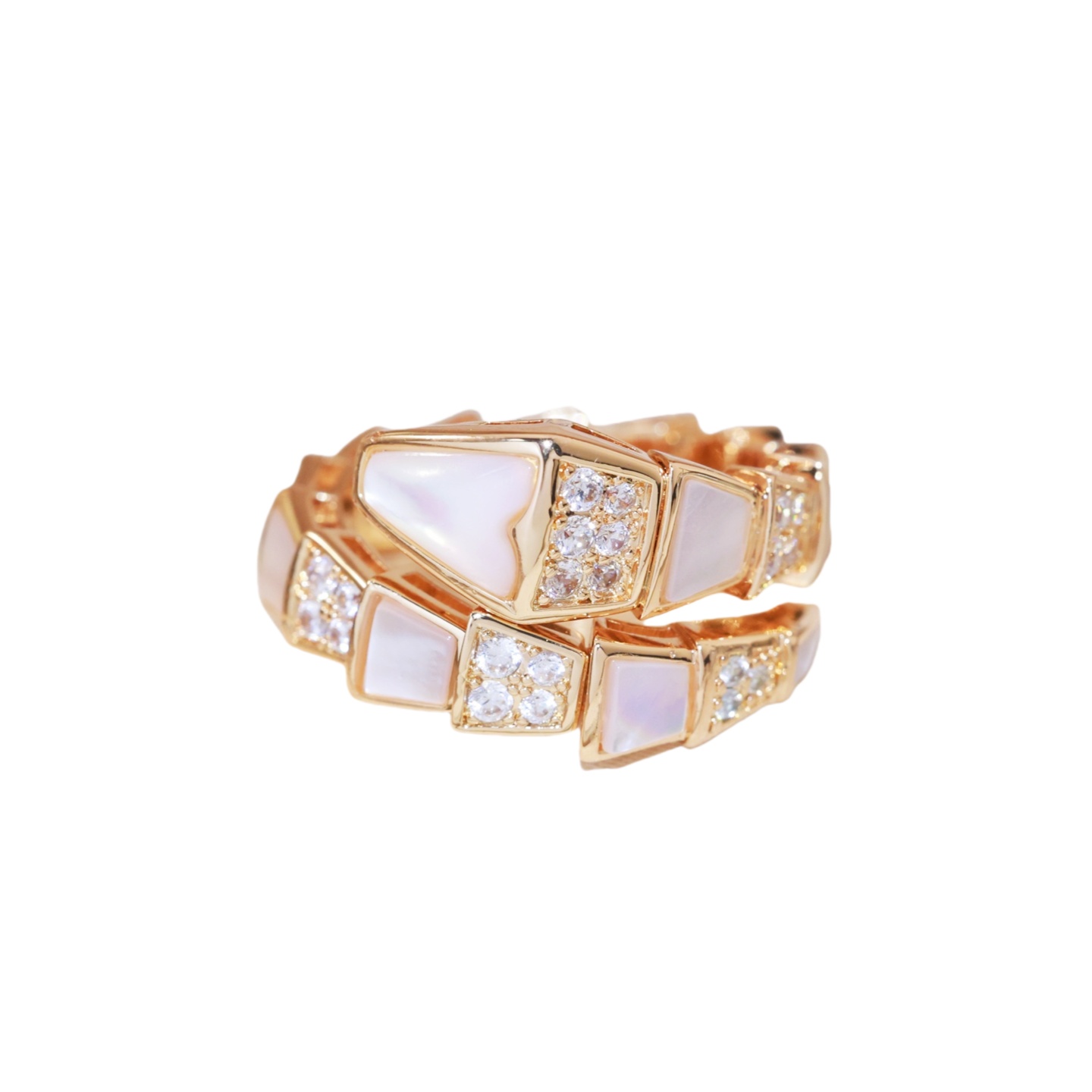 BGRV007 18k Bulgari serpenti ring diamond - ccjewelryacc