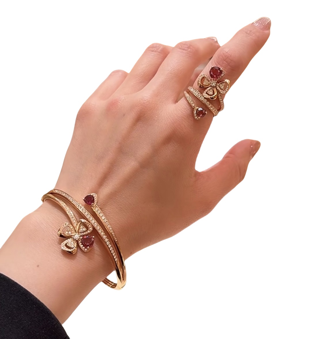 BGS004 Fiorever bracelet and Ring - ccjewelryacc