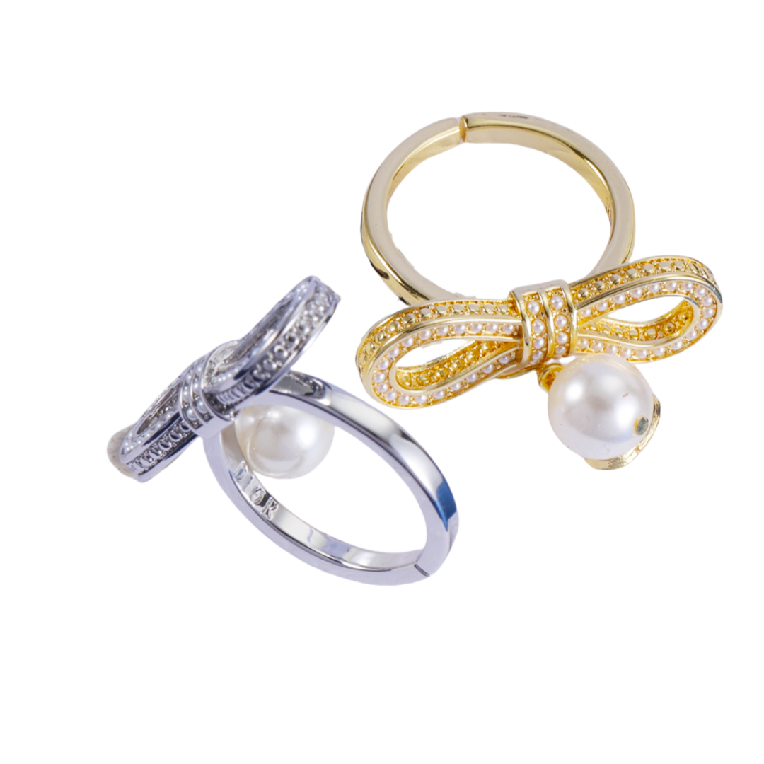 CDR017 Dior bow ring - ccjewelryacc