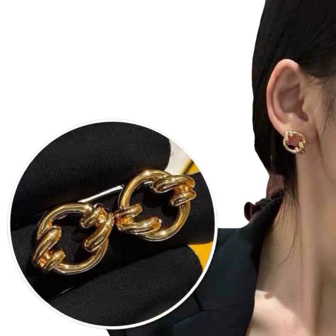 FDE018 FENDI Filo Drop Earrings - ccjewelryacc