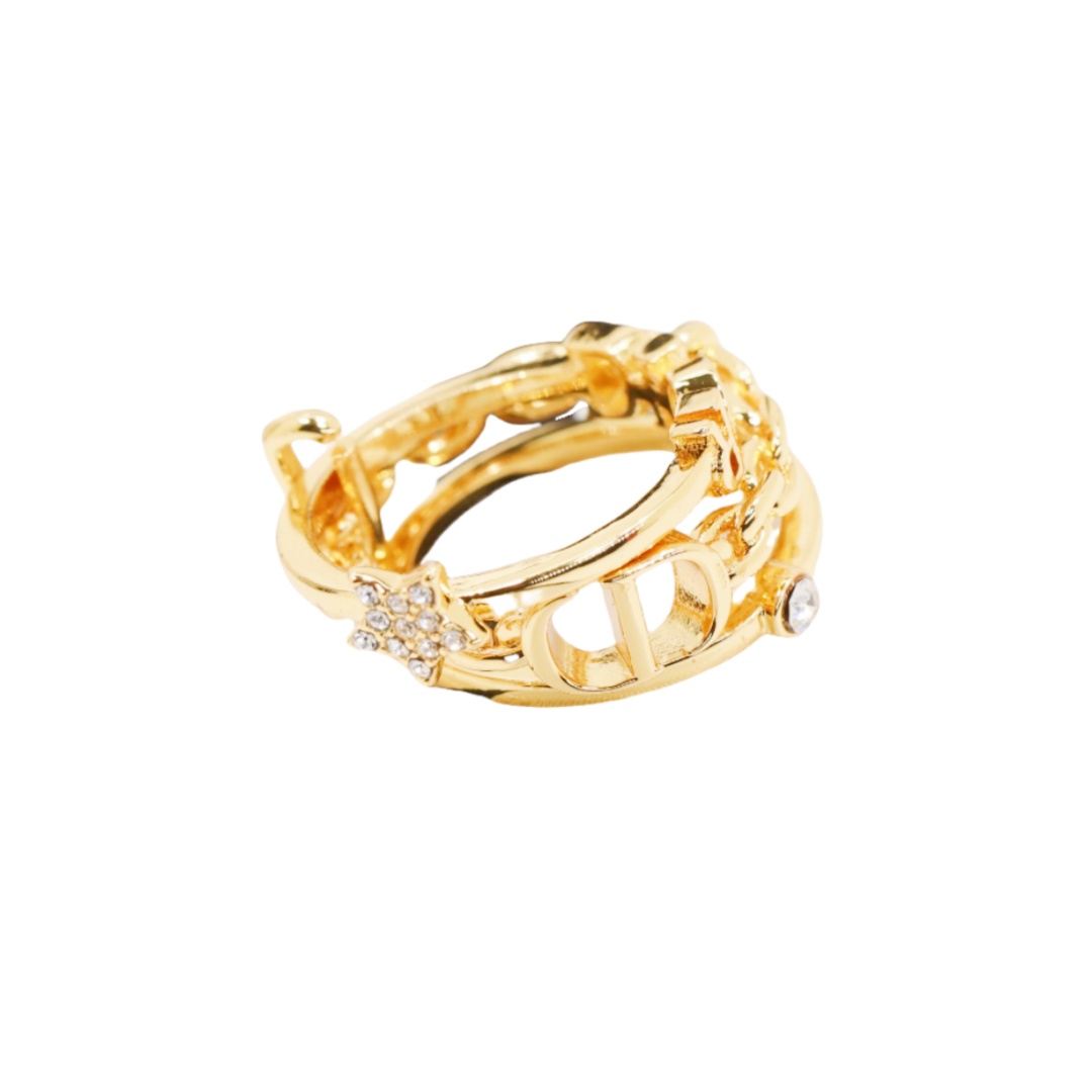 CDR004 Stack Dior star earrings - ccjewelryacc