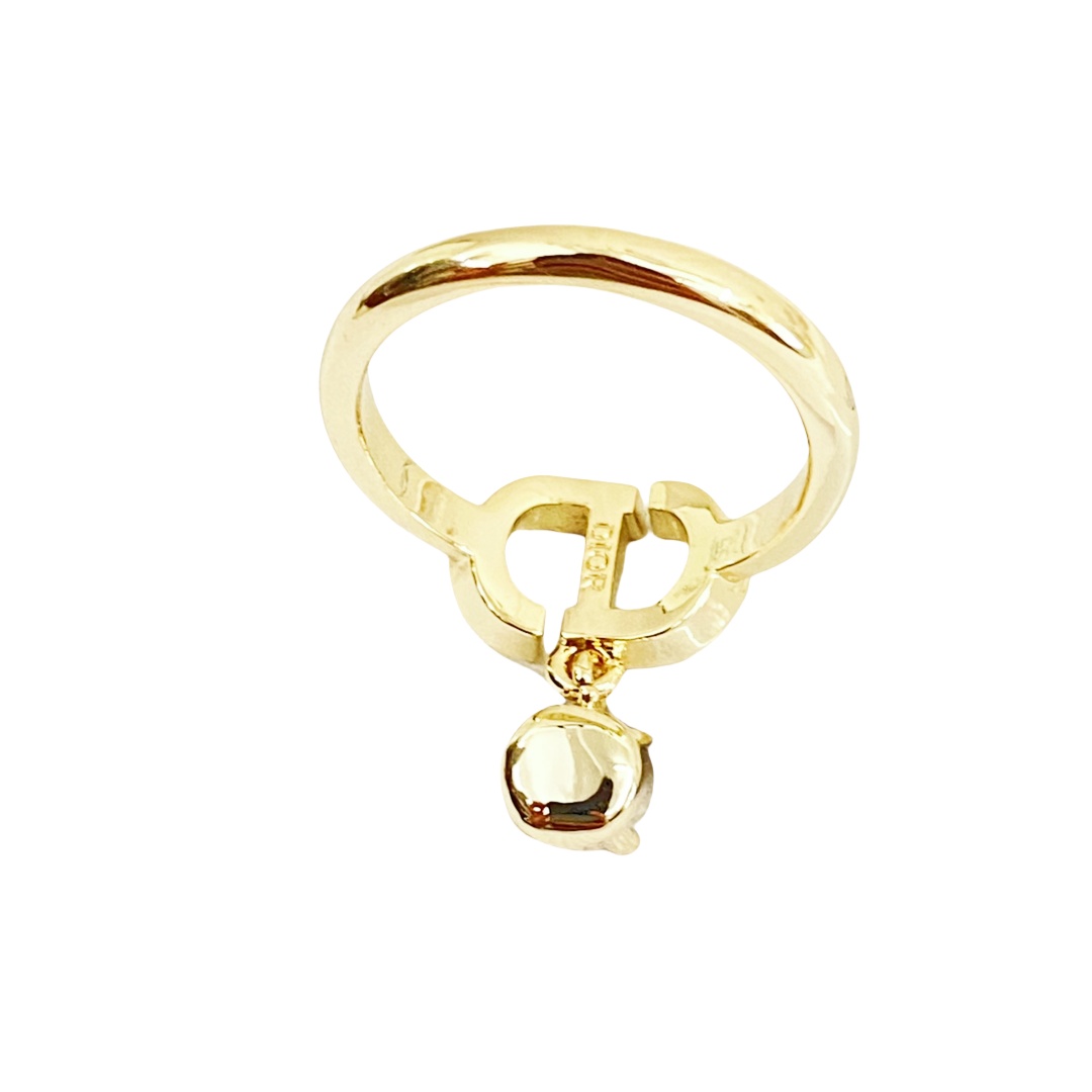 CDR036 Crystals and cd icon ring - ccjewelryacc