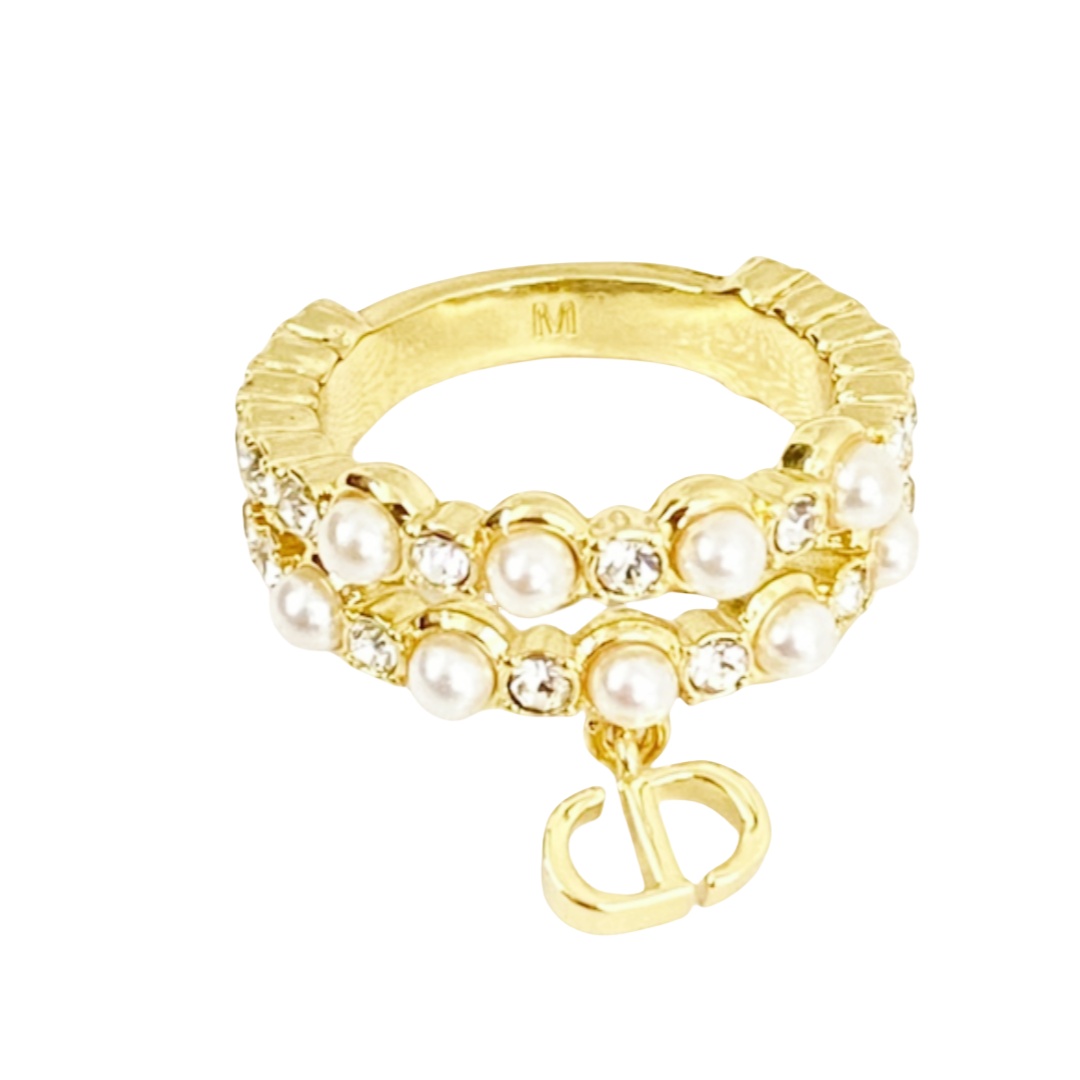 CDR034 Christian dior gold earrings - ccjewelryacc