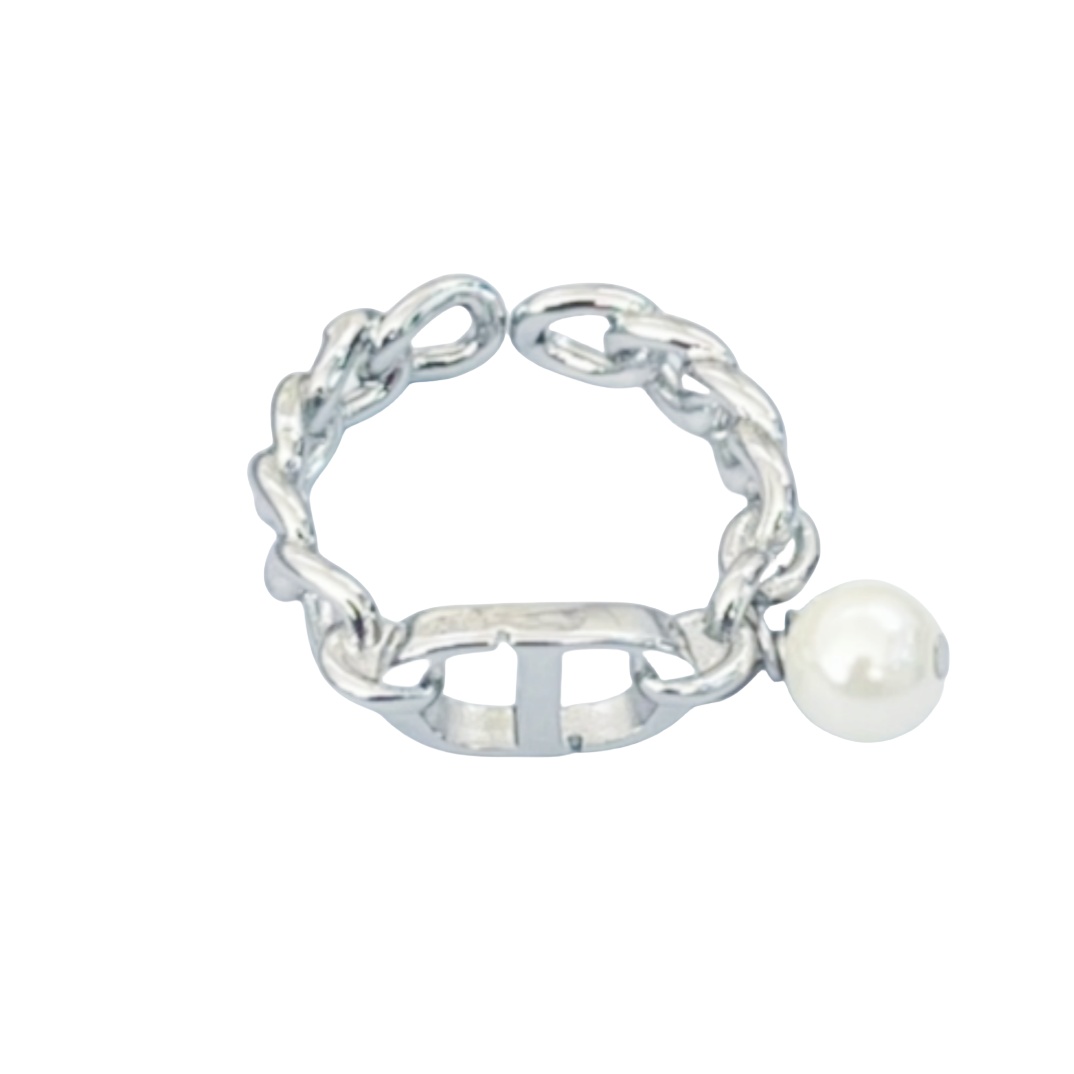CDR007 Dior CD Chain Ring - ccjewelryacc