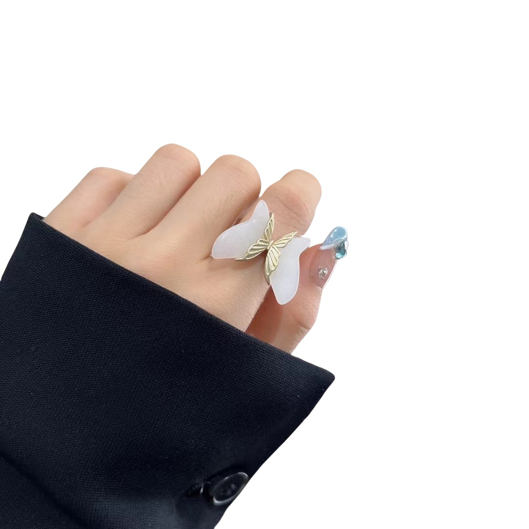 CDR018 Dior butterfly ring - ccjewelryacc