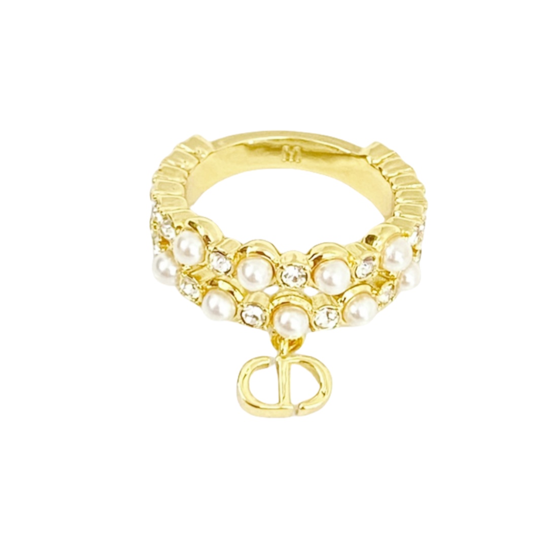 CDR034 Christian dior gold earrings - ccjewelryacc