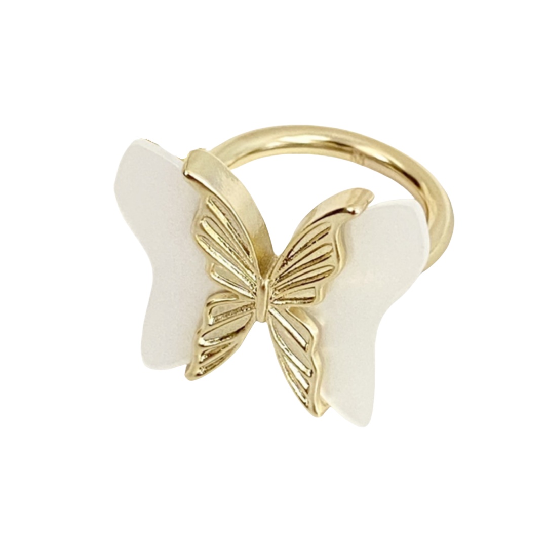 CDR018 Dior butterfly ring - ccjewelryacc