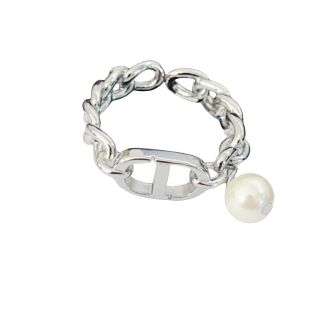 CDR007 Dior CD Chain Ring - ccjewelryacc