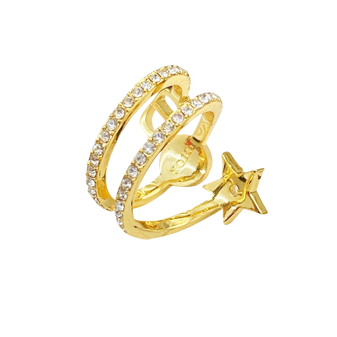 CDR033 Dior star ring - ccjewelryacc