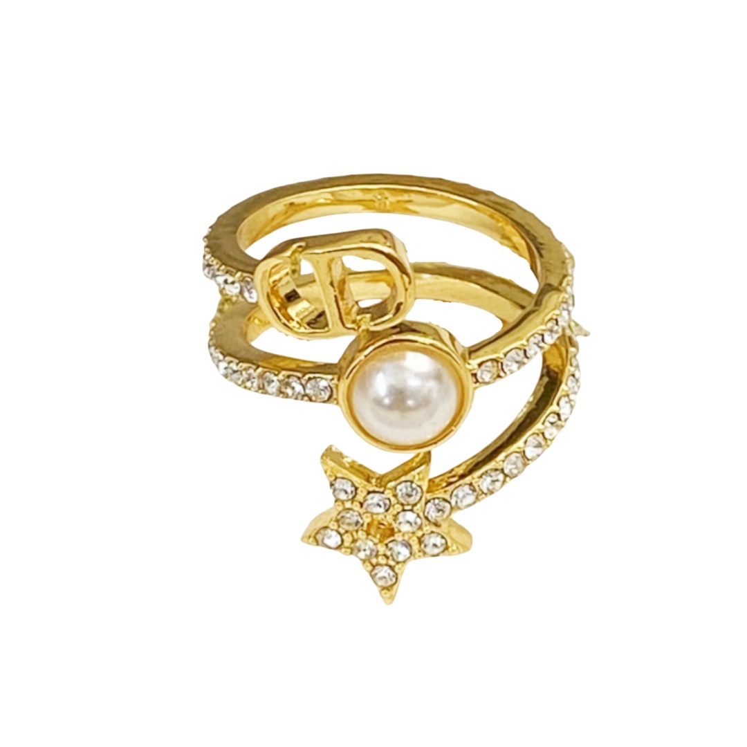 CDR033 Dior star ring - ccjewelryacc