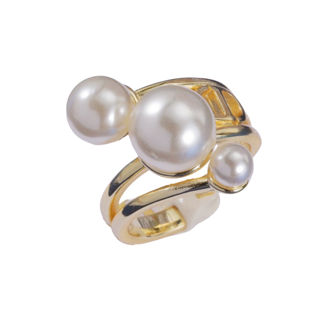 CDR023 Christian dior pearl ring - ccjewelryacc