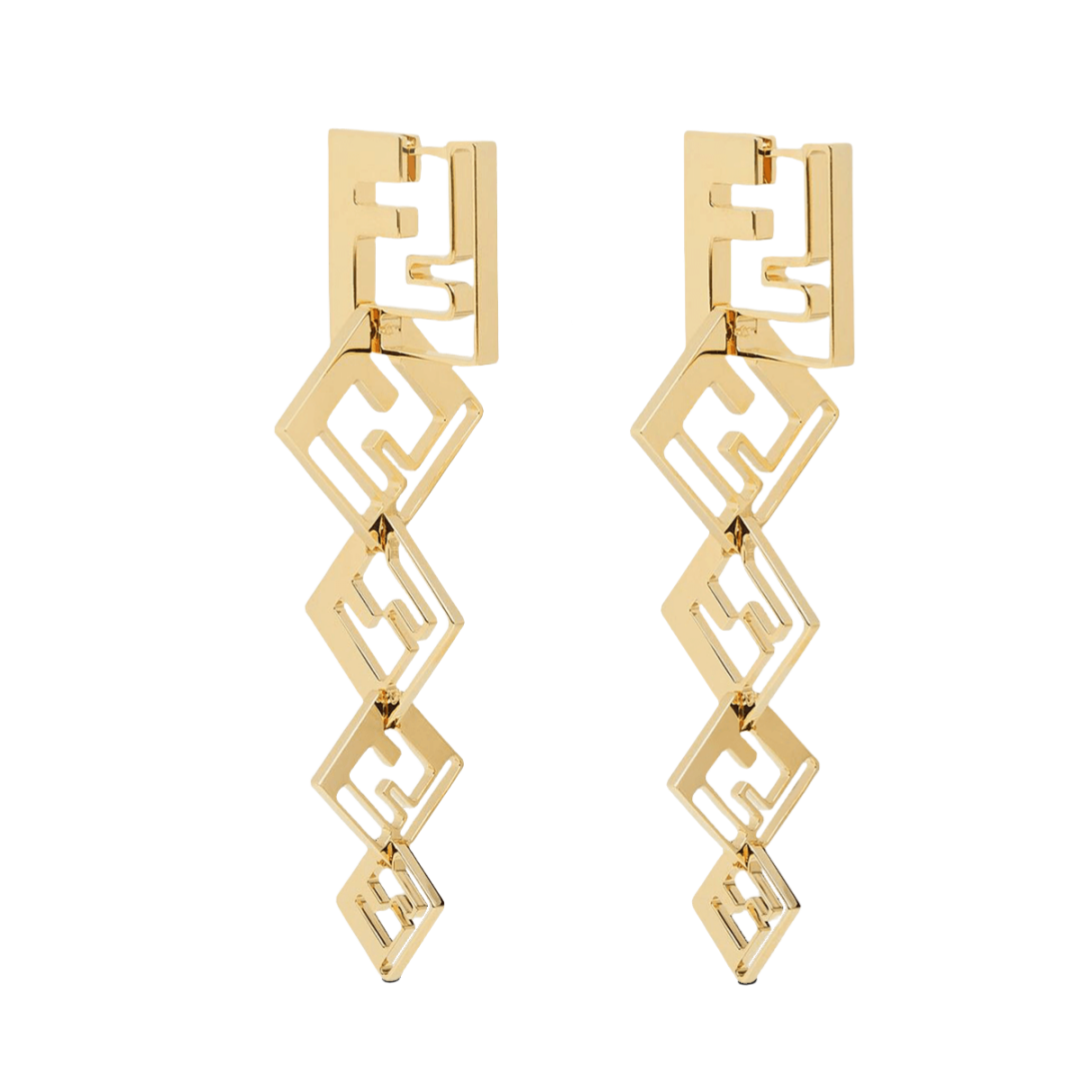 FDE029 Fendi Forever earrings - ccjewelryacc