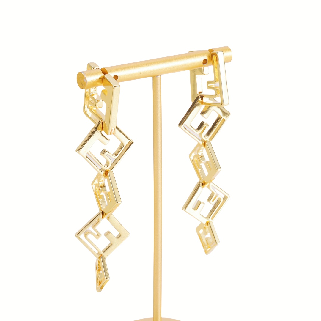 FDE029 Fendi Forever earrings - ccjewelryacc