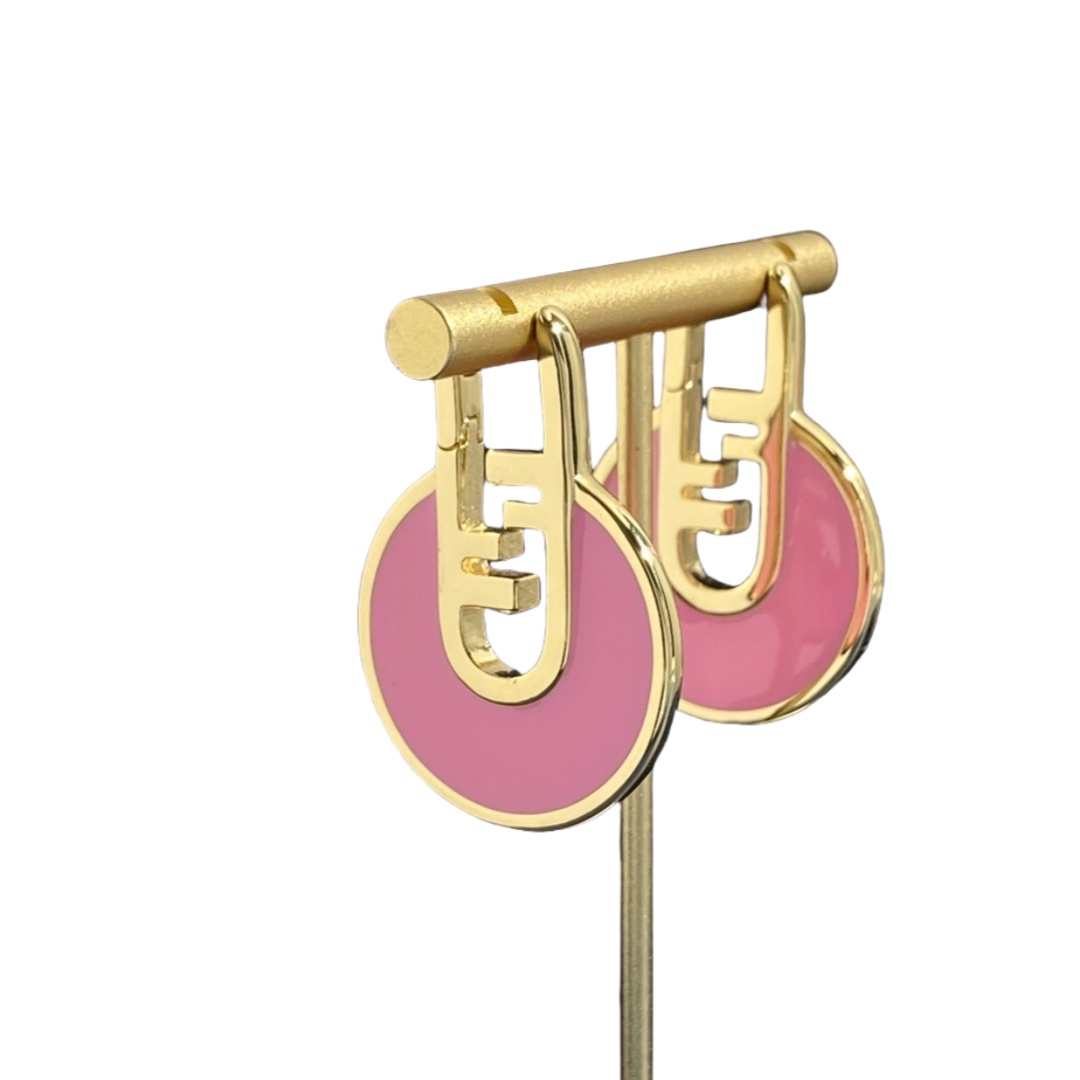 FDE024 Fendi O'lock Earrings - ccjewelryacc