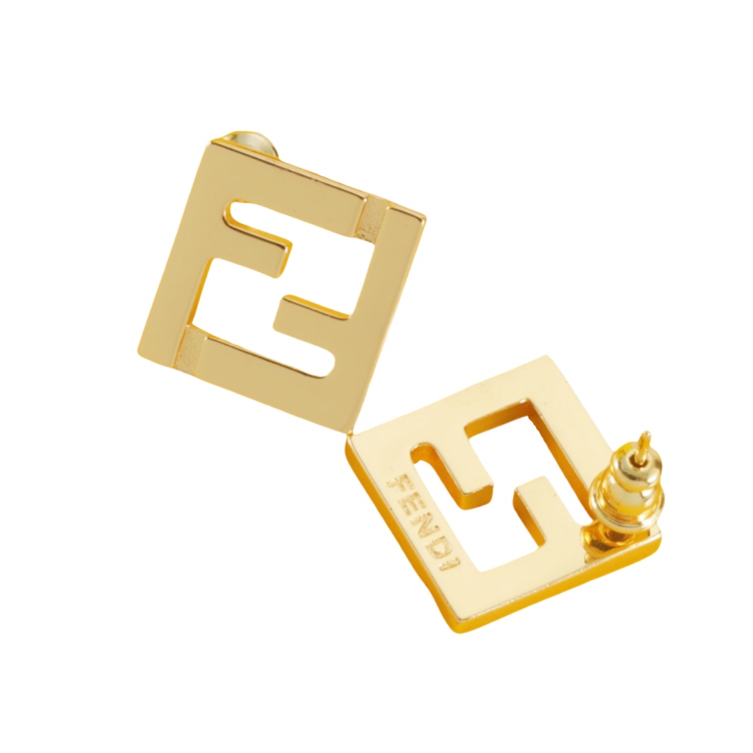FDE026 Fendi FF stud earrings - ccjewelryacc
