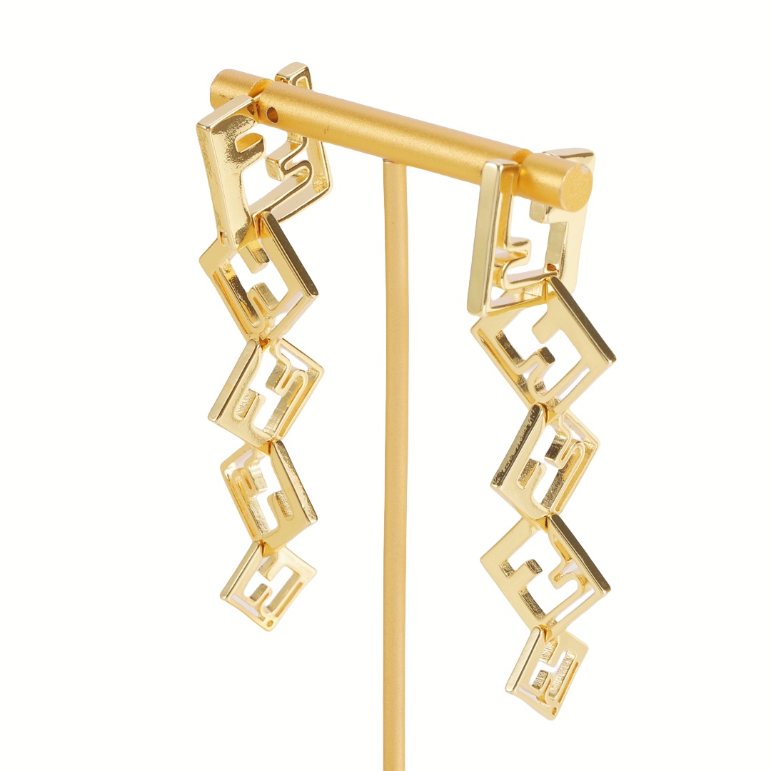 FDE029 Fendi Forever earrings - ccjewelryacc