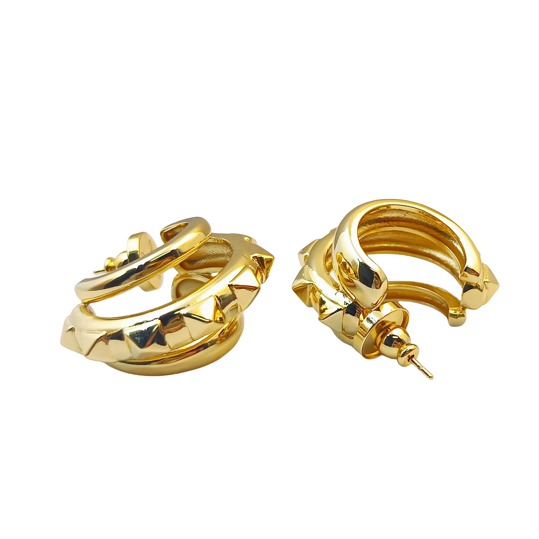 VTE123 V Rockstud earrings - ccjewelryacc