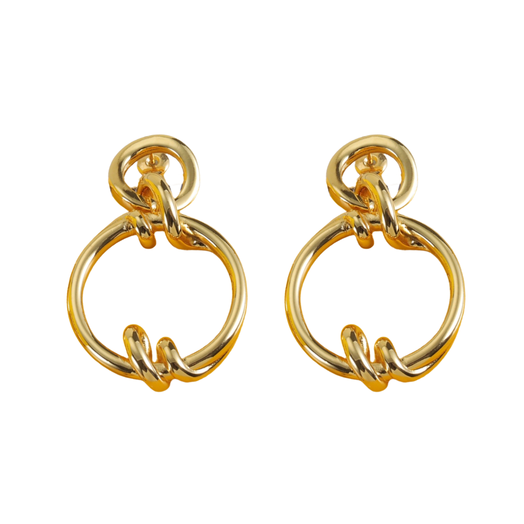FDE092 FENDI Filo Earrings - ccjewelryacc