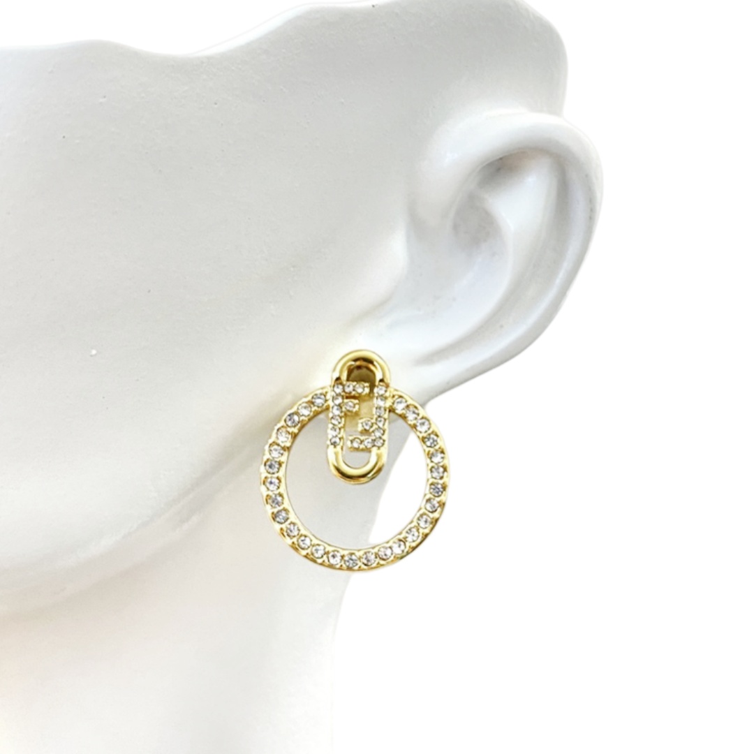 FDE031 Fendi O'lock earrings - ccjewelryacc