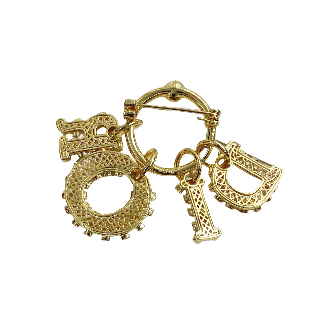 CDB017 Dior charms brooch pin - ccjewelryacc