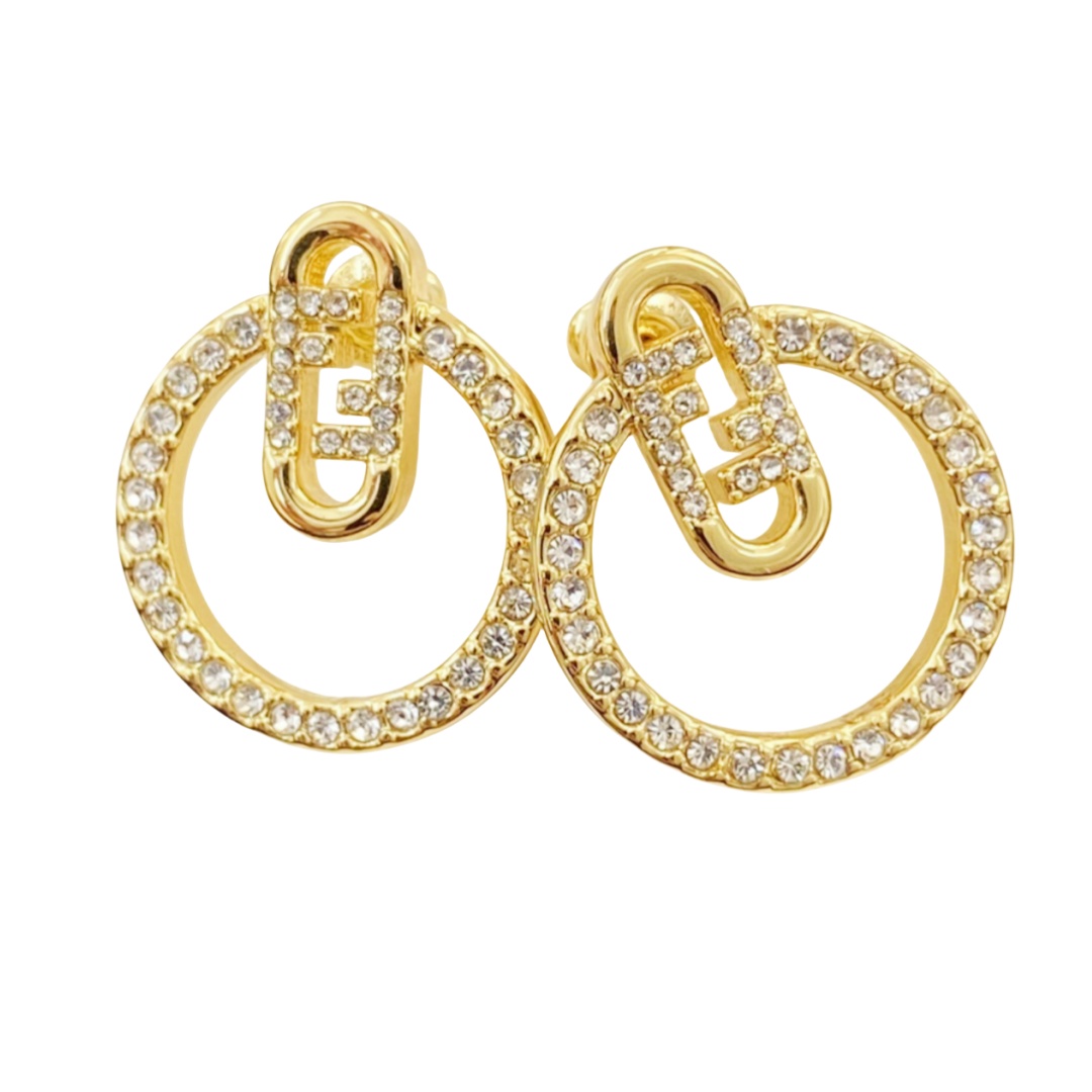 FDE031 Fendi O'lock earrings - ccjewelryacc