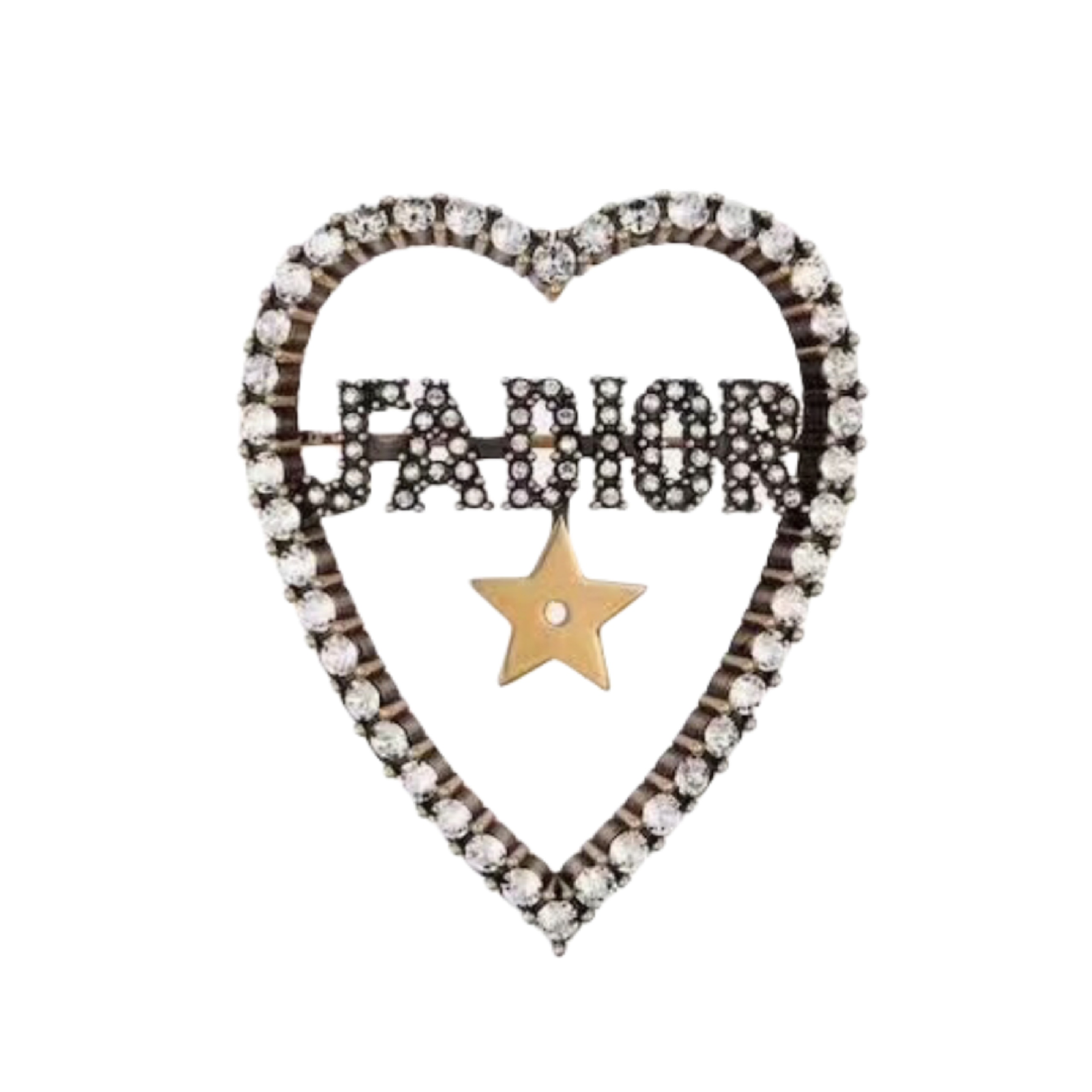CDB082 Dior heart brooch - ccjewelryacc
