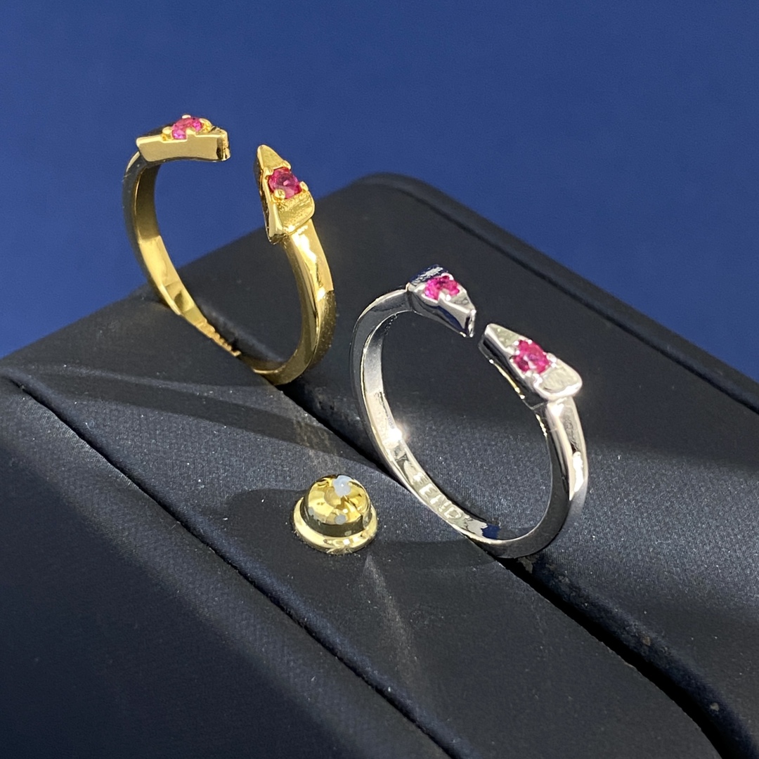 FDR011 Womens fendi ring - ccjewelryacc