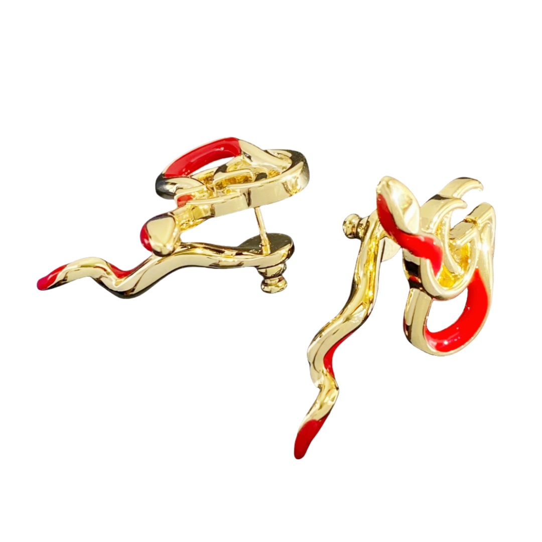 GGE126 Gucci snake earrings - ccjewelryacc