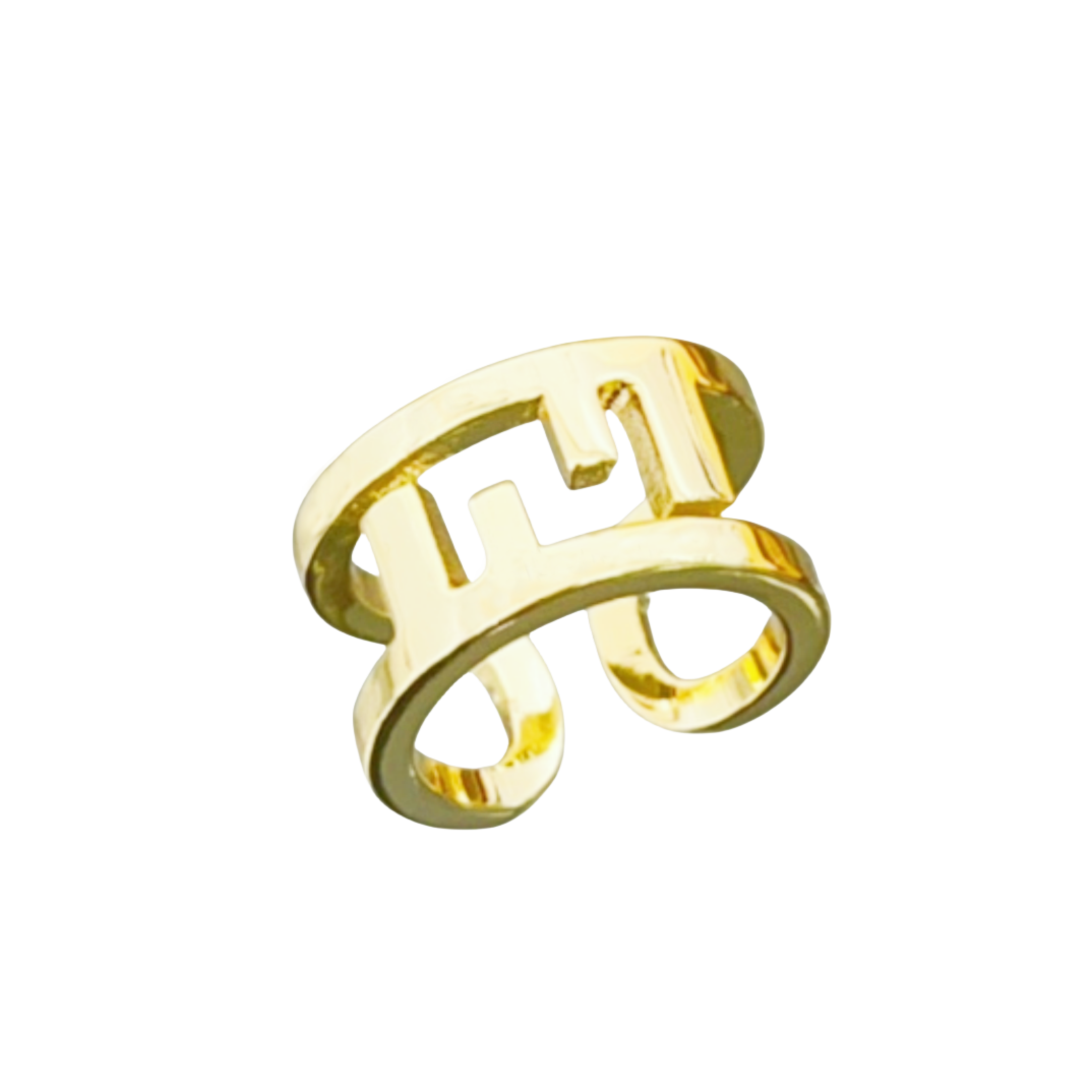 FDR002 Fendi gold ring - ccjewelryacc