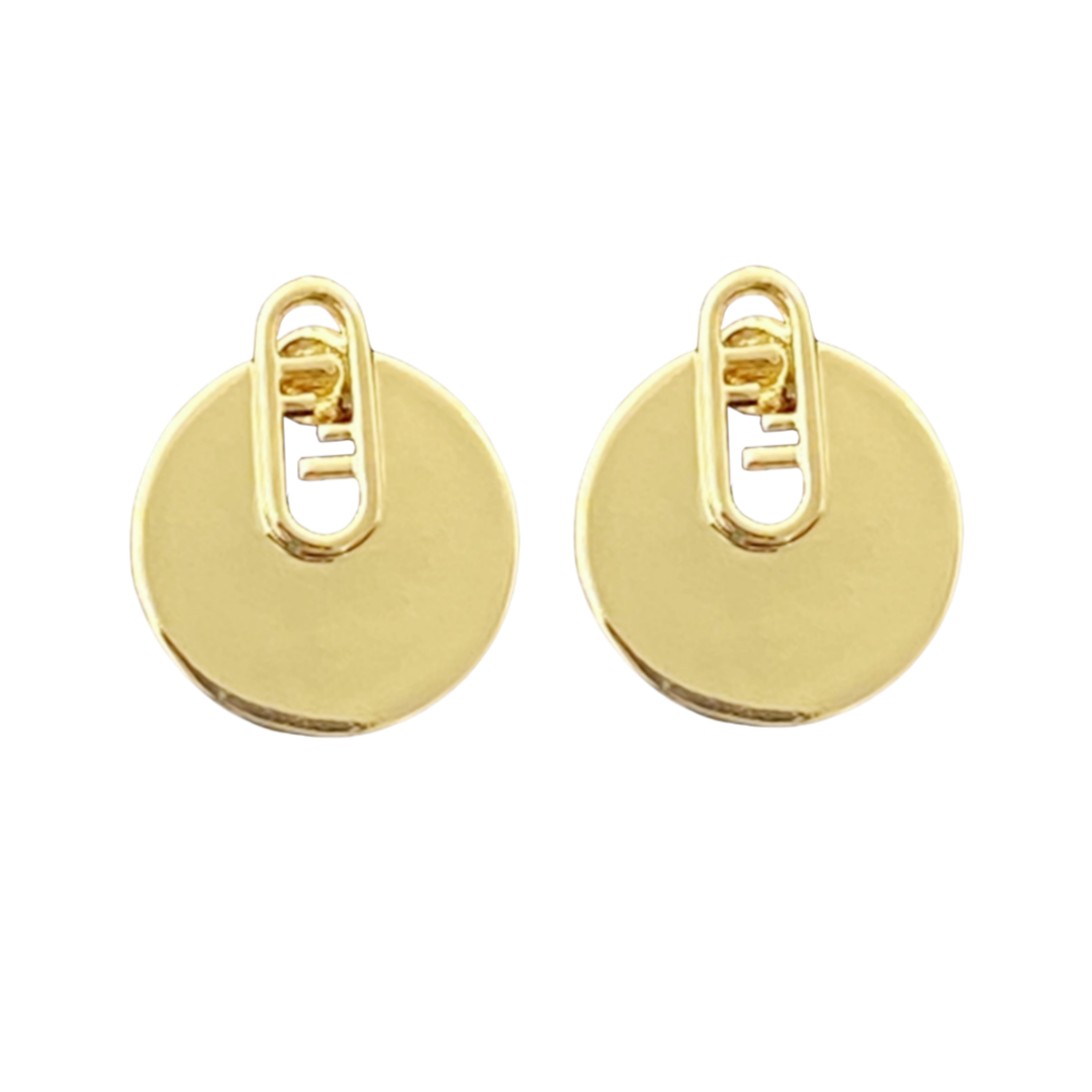 FDE073 Fendi O'Lock earrings - ccjewelryacc