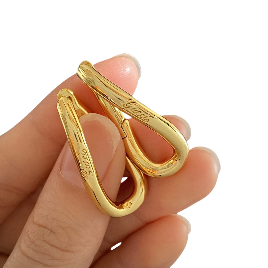 GGE128 Gucci hoop earrings for women - ccjewelryacc