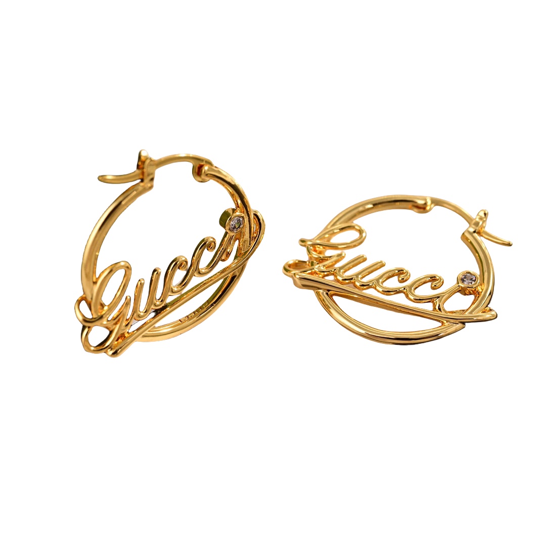 GGE127 Gucci hoop earrings - ccjewelryacc