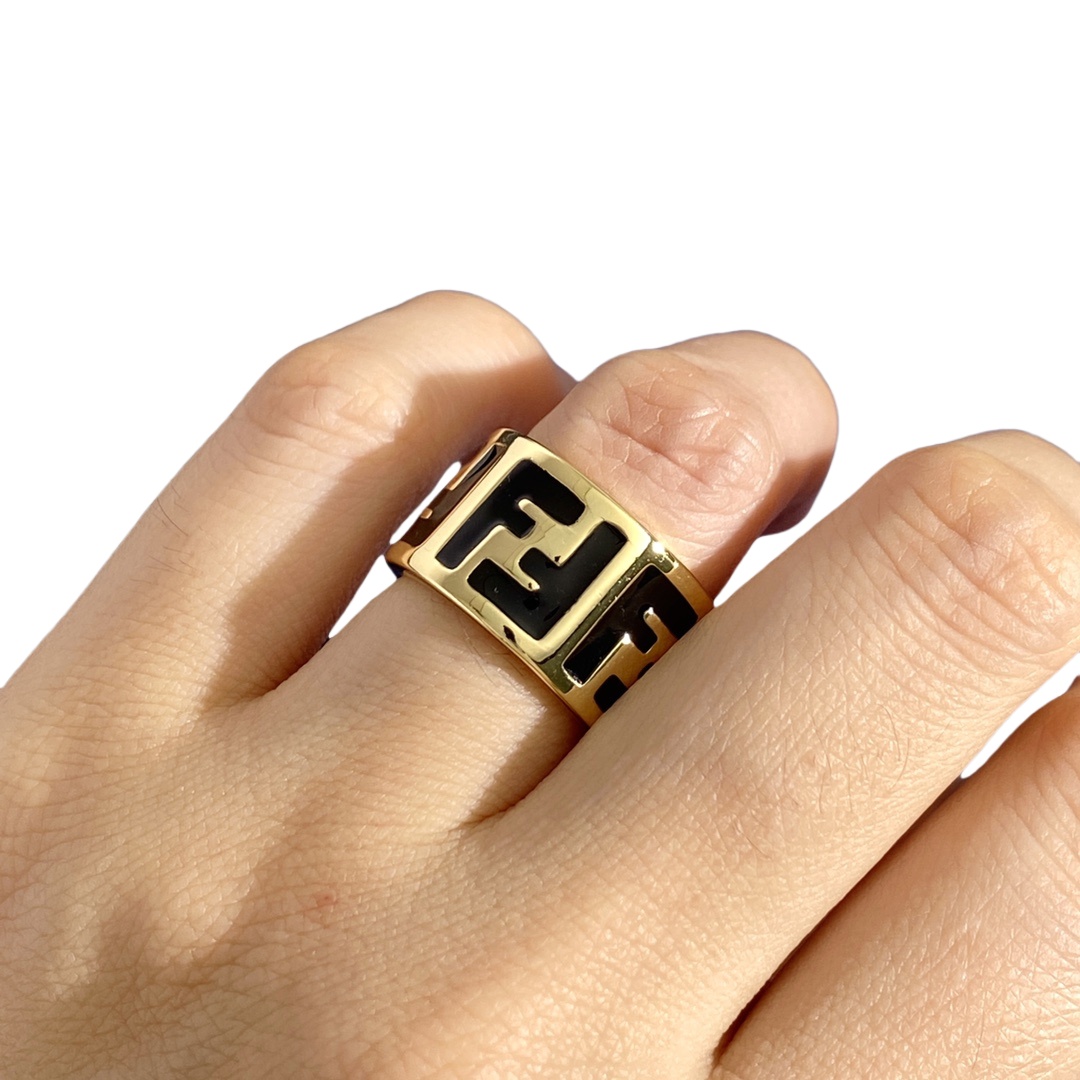 FDR022 Mens fendi ring - ccjewelryacc