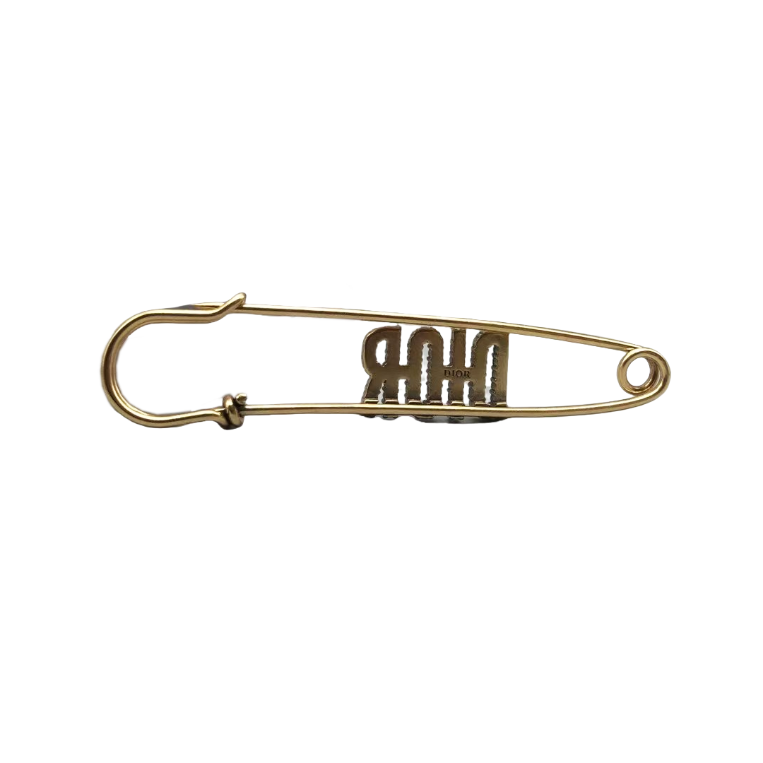 CDB080 Dior safety pin brooch - ccjewelryacc
