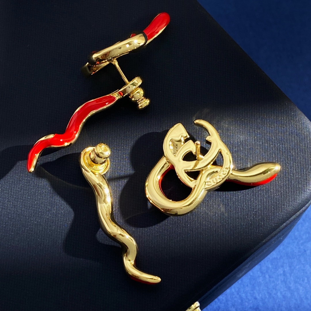 GGE126 Gucci snake earrings - ccjewelryacc