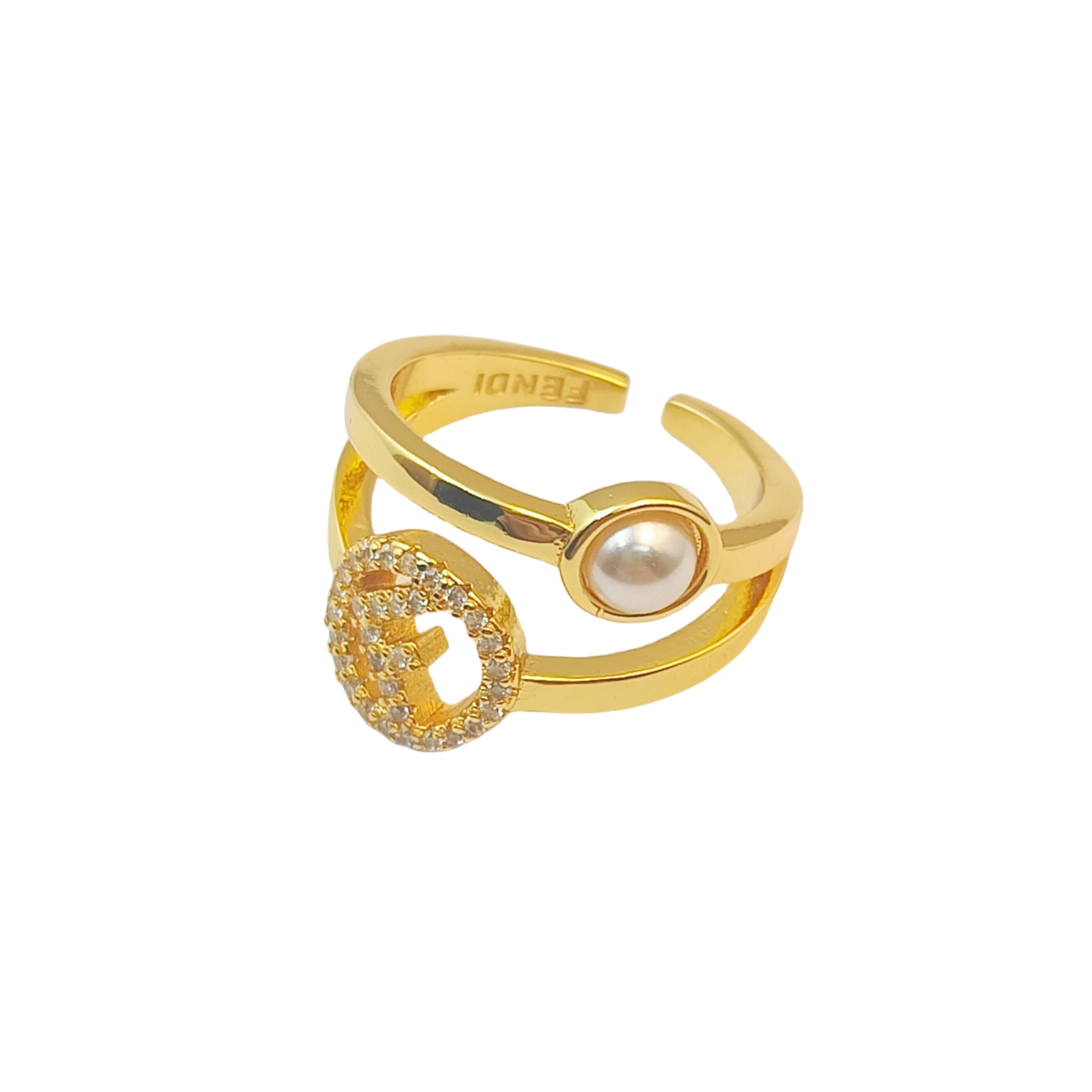 FDR009 F is fendi ring - ccjewelryacc