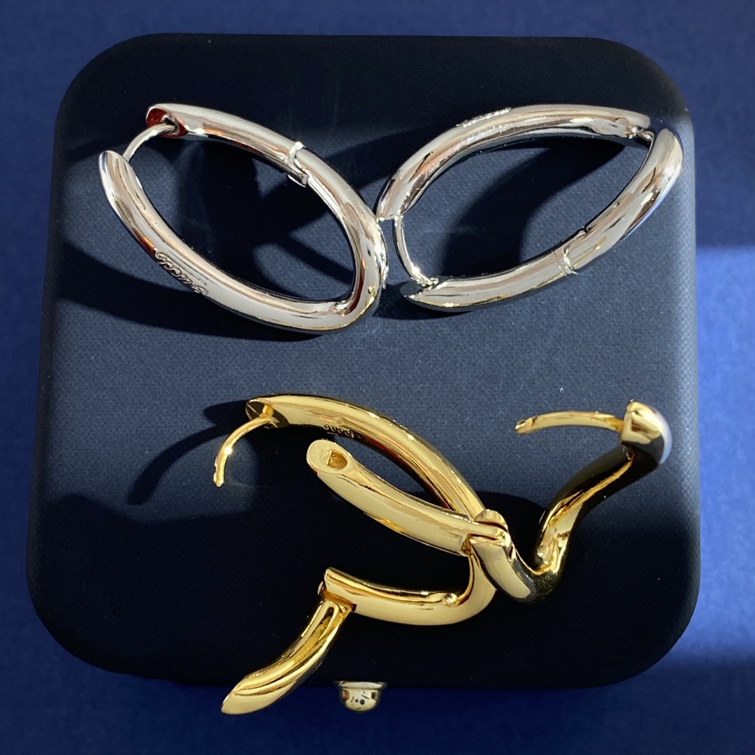 GGE128 Gucci hoop earrings for women - ccjewelryacc