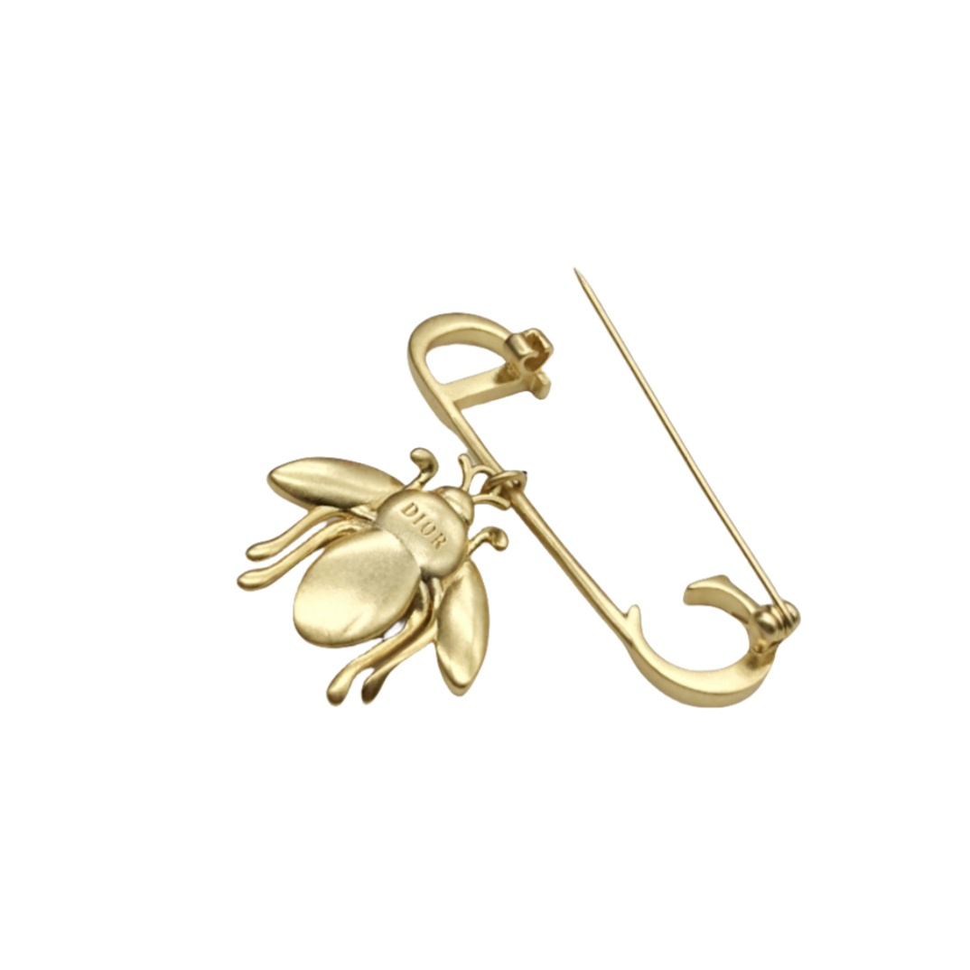 CDB075 dior bee safety pin - ccjewelryacc
