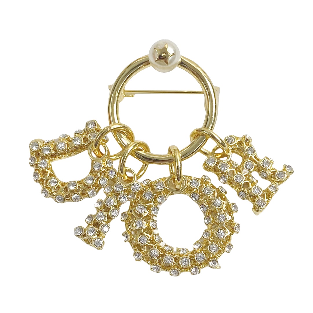 CDB017 Dior charms brooch pin - ccjewelryacc
