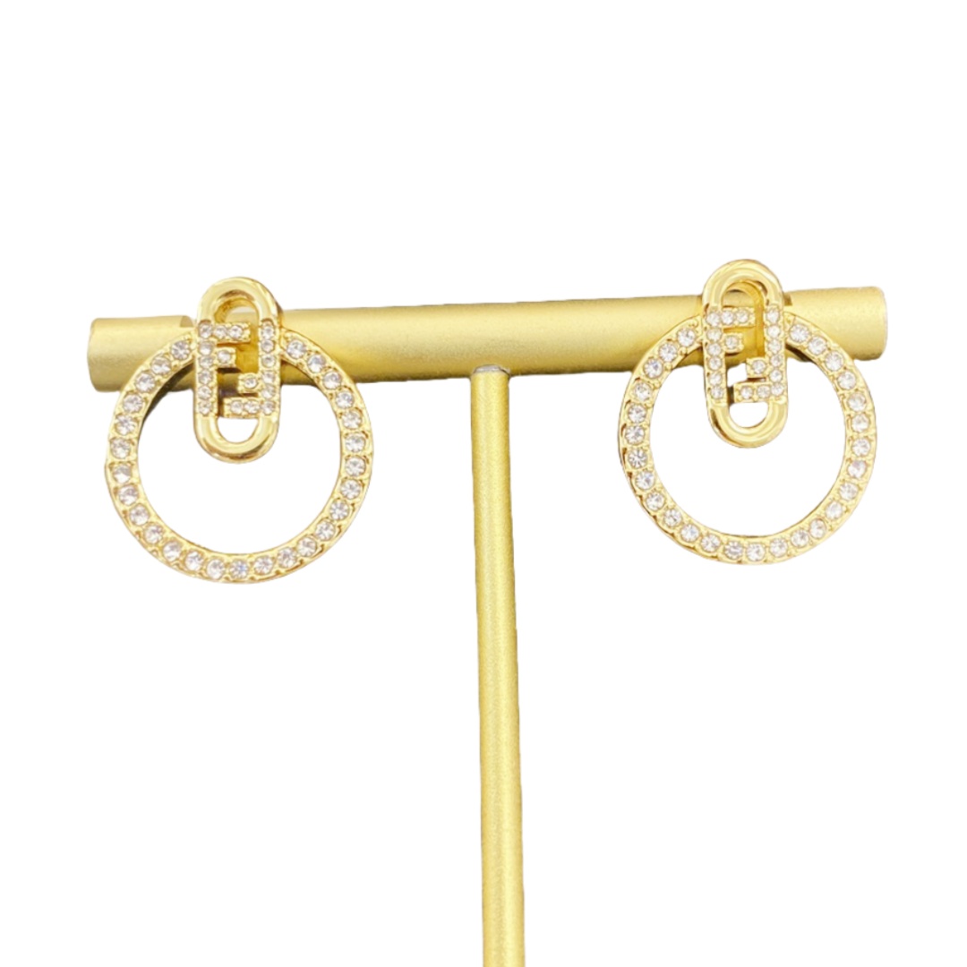 FDE031 Fendi O'lock earrings - ccjewelryacc