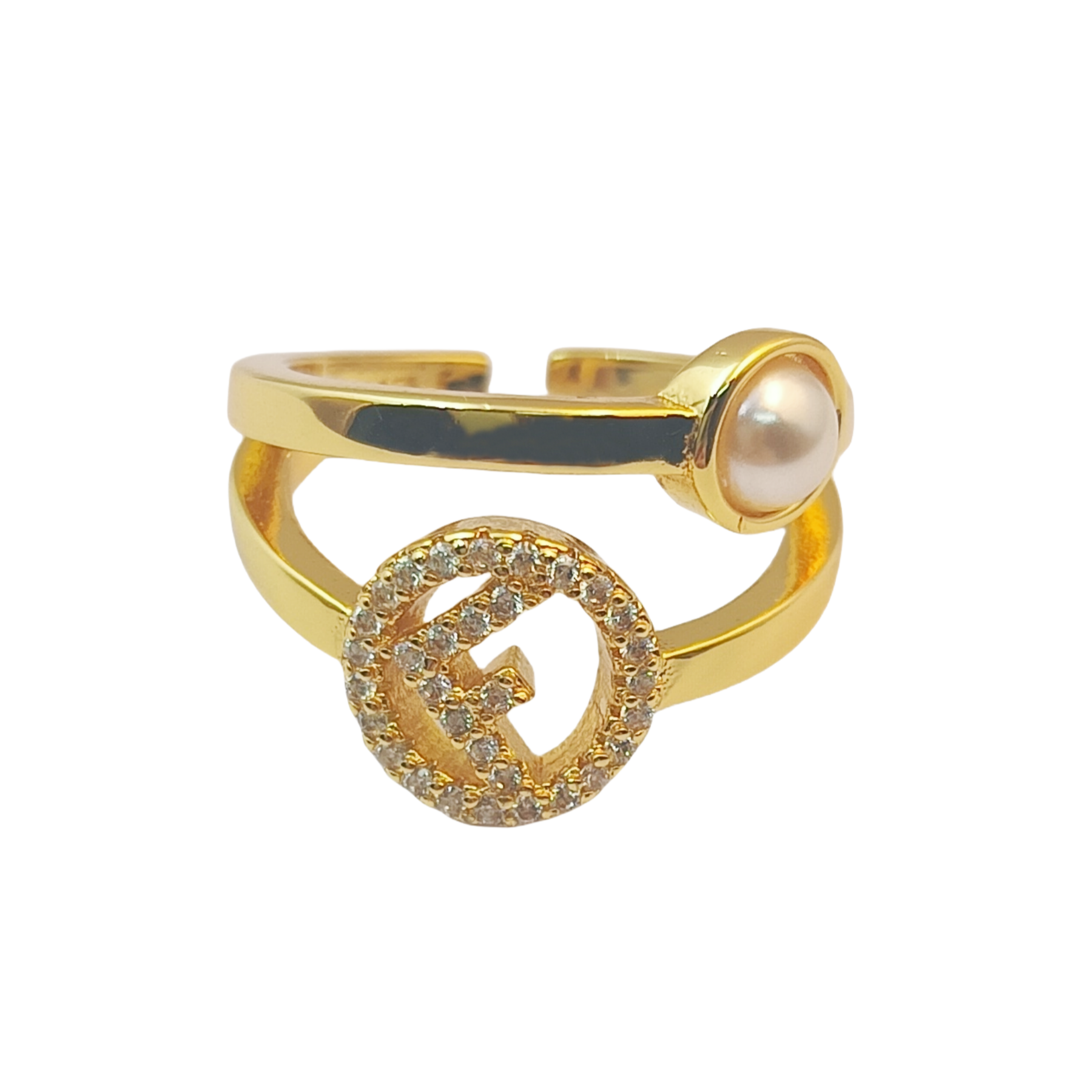 FDR009 F is fendi ring - ccjewelryacc