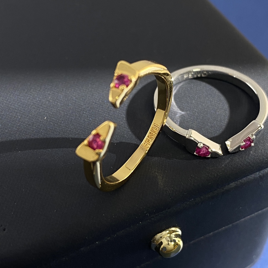 FDR011 Womens fendi ring - ccjewelryacc