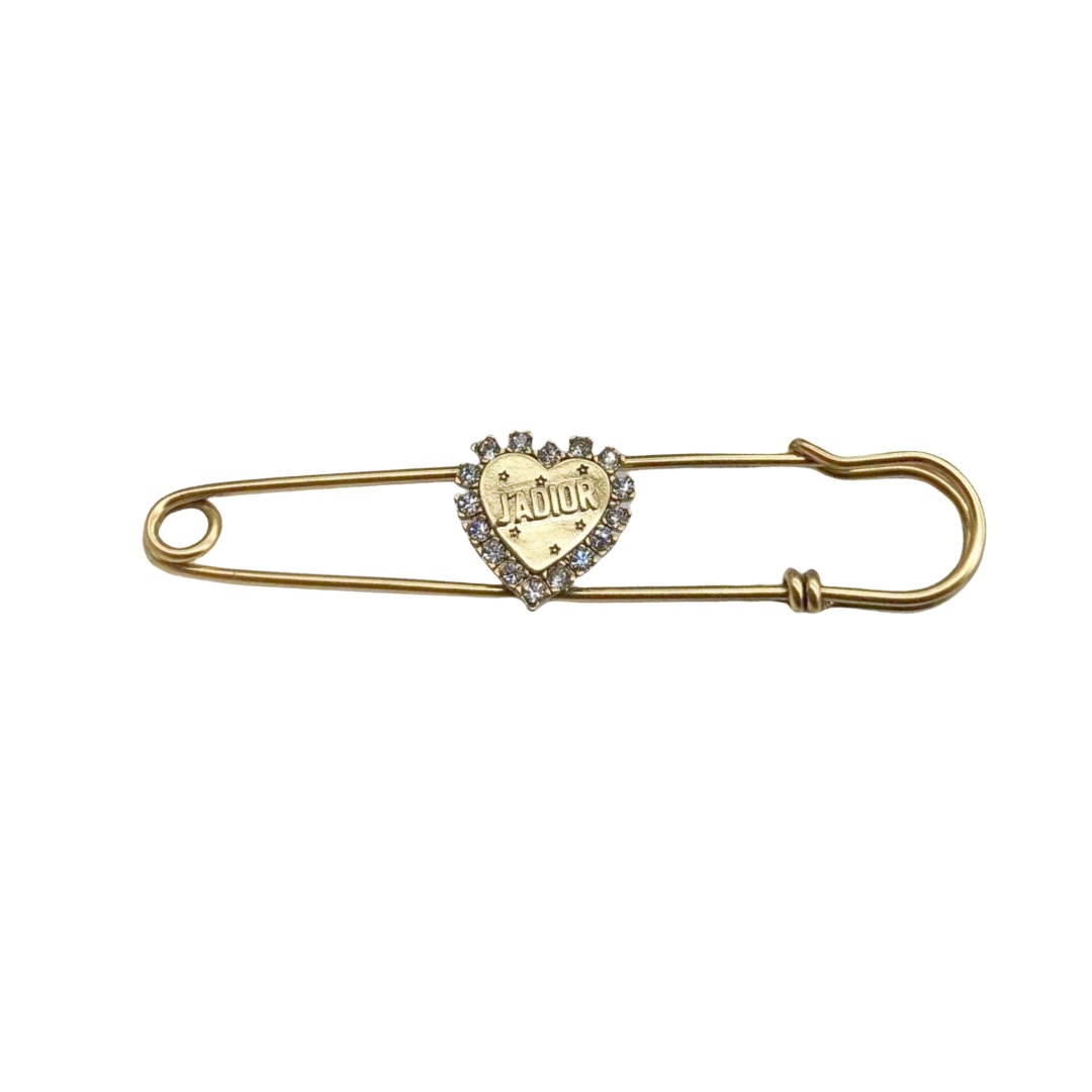 CDB079 dior safety pin brooch - ccjewelryacc