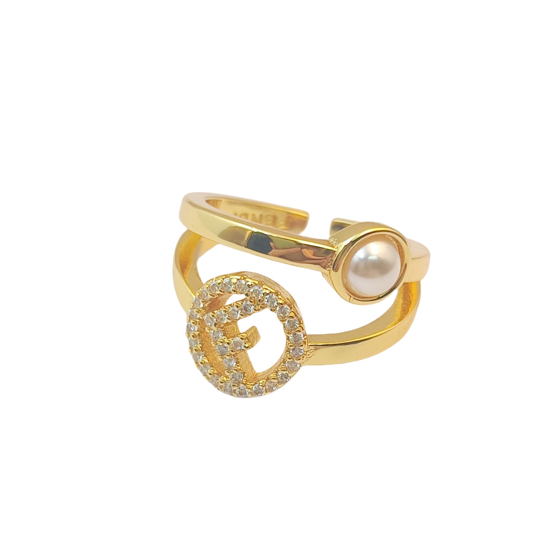 FDR009 F is fendi ring - ccjewelryacc