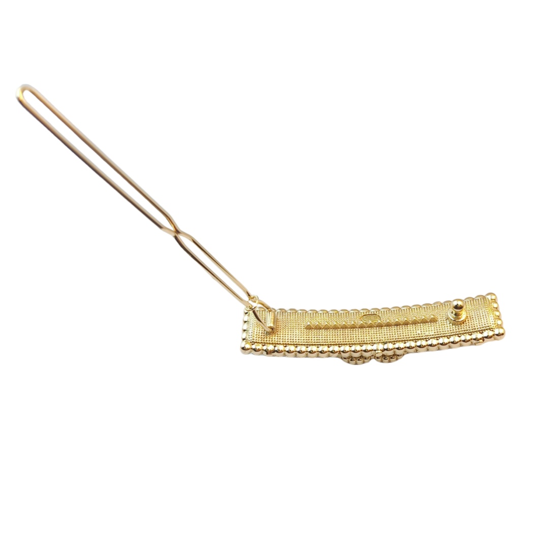 CCH013 chanel crystal and pearl hair clip - ccjewelryacc