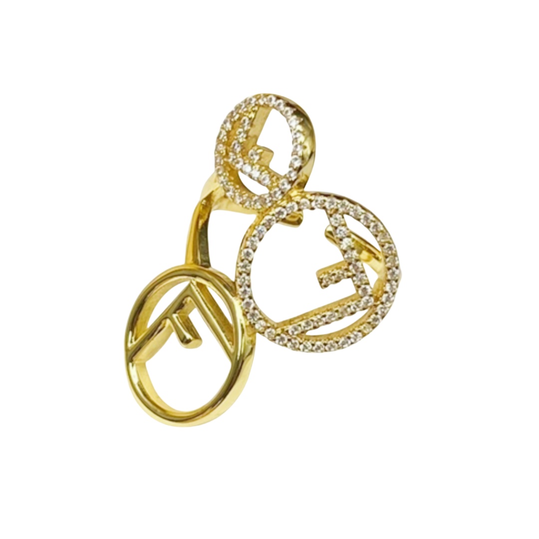 FDR013 F is fendi ring gold sales - ccjewelryacc