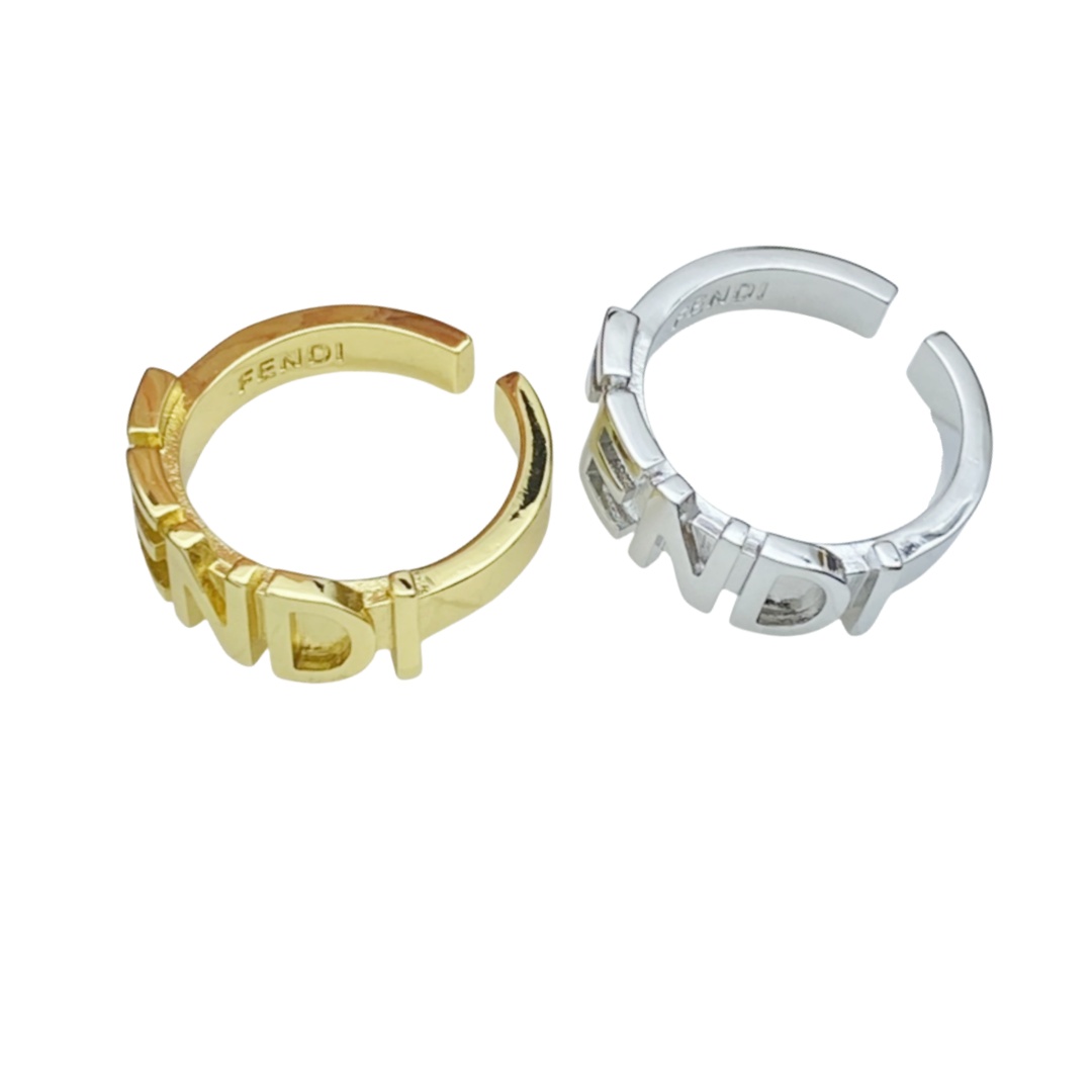 FDR004 fendi signature ring - ccjewelryacc