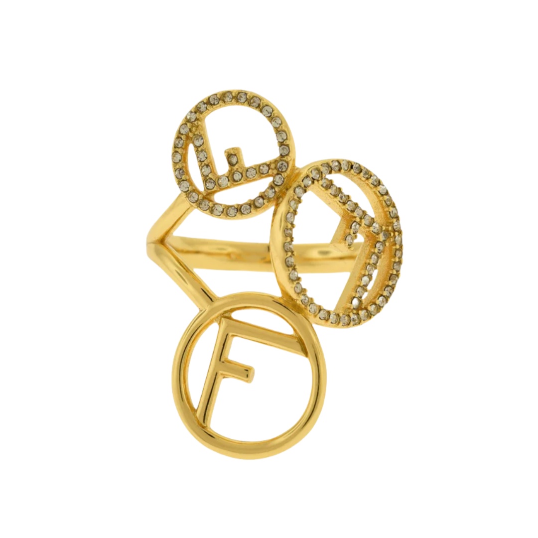 FDR013 F is fendi ring gold sales - ccjewelryacc