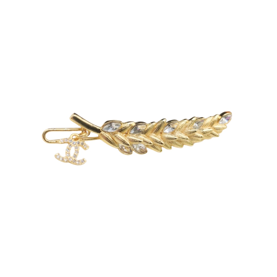 CCH010 Chanel Wheat hair clip - ccjewelryacc