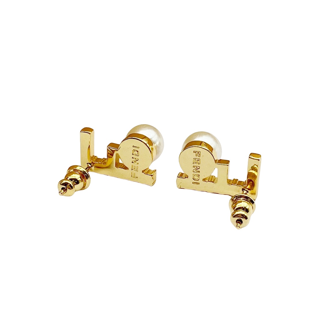 FDN017 fendi ff Necklace earring bracelet ring collection - ccjewelryacc